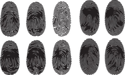 Fingerprint Identity Icons