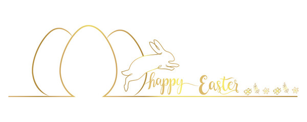 outline easter egg and bunny vector illustration 1