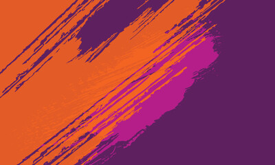 Abstract Sports Background with Red and Purple Brush Texture and Halftone Effect. Retro Grunge Background for Banner or Poster Design