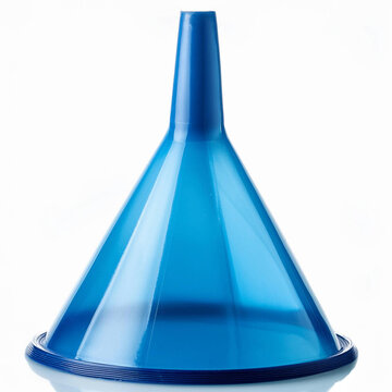 embudo aislado sobre fondo blanco