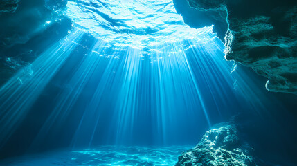 breathtaking underwater landscape