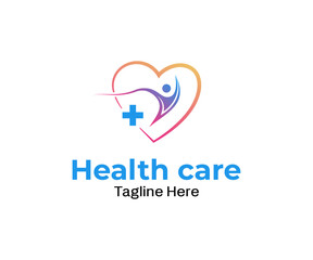  Modern health care logo vector design 