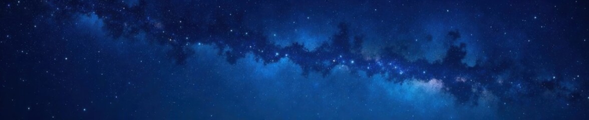 Celestial canvas with twinkling stars against dark blue background, stars, astronomy