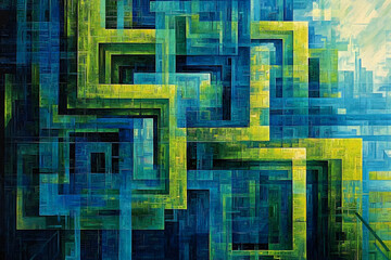 Obraz premium abstract background with squares