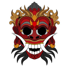 indonesian topeng, mask