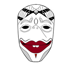 indonesian topeng, mask