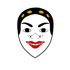 indonesian topeng, mask