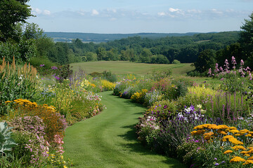 road in the garden