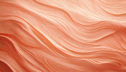 Fototapeta premium A muted pale peach texture pattern with subtle, organic patterns and calming tones