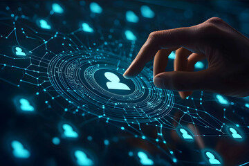 cyber security concept Login User identification information security and encryption secure Internet access cybersecurity secure access to users personal infor