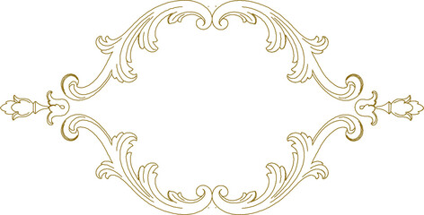 vector illustration sketch design ornament decoration carving detail for classic ethnic vintage traditional interior 