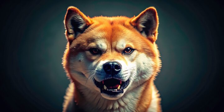 Documentary:  Angry Cheems.  8-bit aggression.  Pixelated portrait of canine discontent.