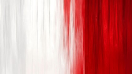 Fototapeta premium Abstract Red and White Digital Painting: A Bold Contrast AI Generated