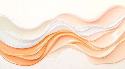 Creamy Beige and Peach Swirls: A Close-Up Product Shot AI Generated