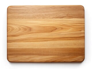 Long exposure captures detailed wood grain on a rustic cutting board against a stark white.