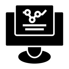 data analytics Solid icon