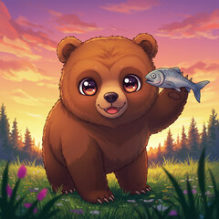Grizzly Bear Graphic
