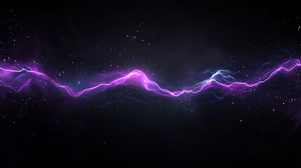 Electric neon abstract background with glowing neon streaks and light waves representing energy and digital design.

