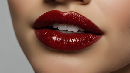 Obraz premium close up of a woman lips