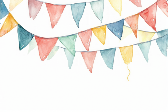 PNG Ink painting Carnival garland with flags paper backgrounds celebration.