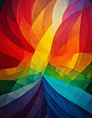 Abstract rainbow art. Pride. LGBTQ.