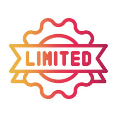 limited edition Line Gradient Icon