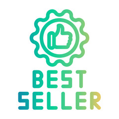 best seller Line Gradient Icon