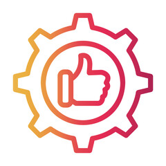 easy maintenance Line Gradient Icon