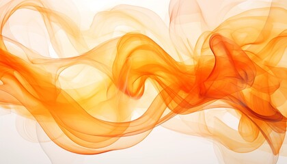 abstract colorful smoke orange wave