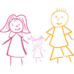 Children Draw Doodle