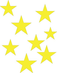 Yellow stars