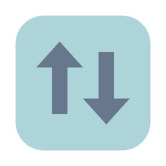 Simple Two-Way Arrow Icon for User Navigation