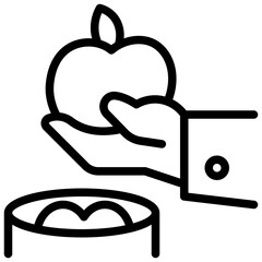 Harvest Icon. Fruit Picking Icon