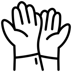 Obraz premium Farm Gloves Icon. Gloves Icon