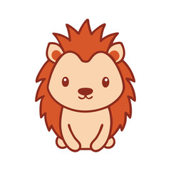 Forest animal hedgehog icon