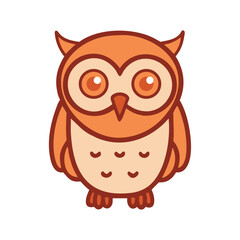 Forest animal owl icon