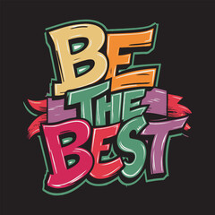 Motivational and inspirational quotes lettering typography text effect t shirt design