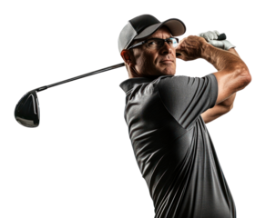 PNG Golfer background sports white.