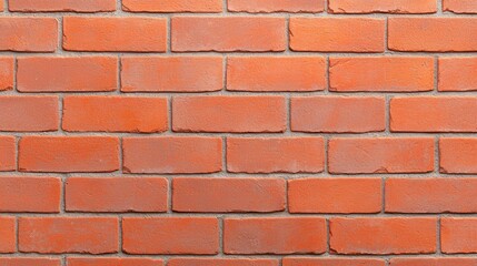 Obraz premium Red brick centerpiece, a study in brick wall texture, contrast and architectural design