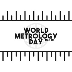 World Metrology Day design vector. May 20. Flat design vector. Line.