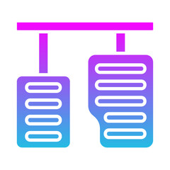 Brake Pedal Icon