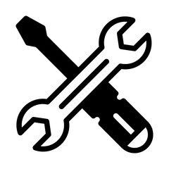 Versatile Tool Icon for Maintenance and Repair