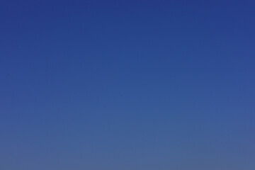 Blue sky background Beautiful blue sky without clouds in the morning Background Desktop background.