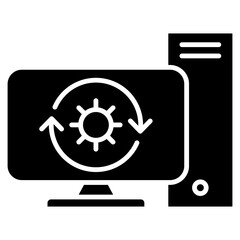 Adaptive screen brightness icon	
