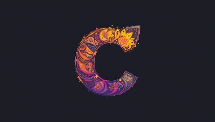 vector illustration of a letter a
