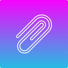 Obraz premium Paperclip Icon