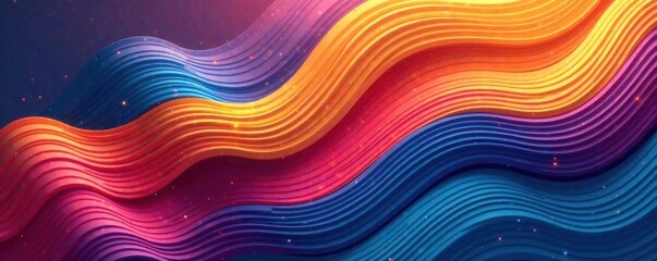 Wavy business background with bold stripes and geometric patterns , wave, corporate, office