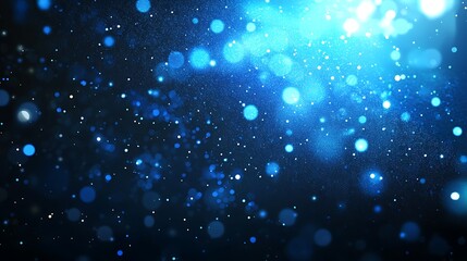 Abstract blue bokeh background