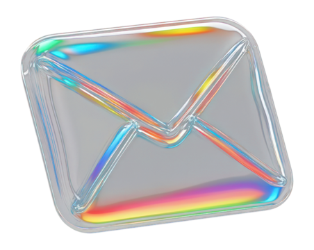 PNG Mail transparent glass icon.