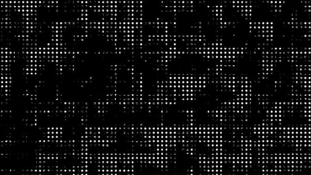 4k high technology modern digital halftone dotted animated motion background